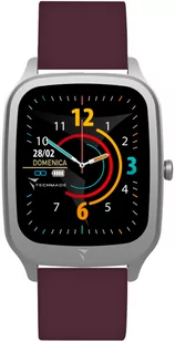 Techmade TM-VISION-DRED Vision Bordowy - Smartwatch - miniaturka - grafika 1