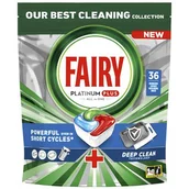 Akcesoria i części do zmywarek - Kapsułki do zmywarki FAIRY Platinum Plus All in One Blue - 36 szt. - miniaturka - grafika 1