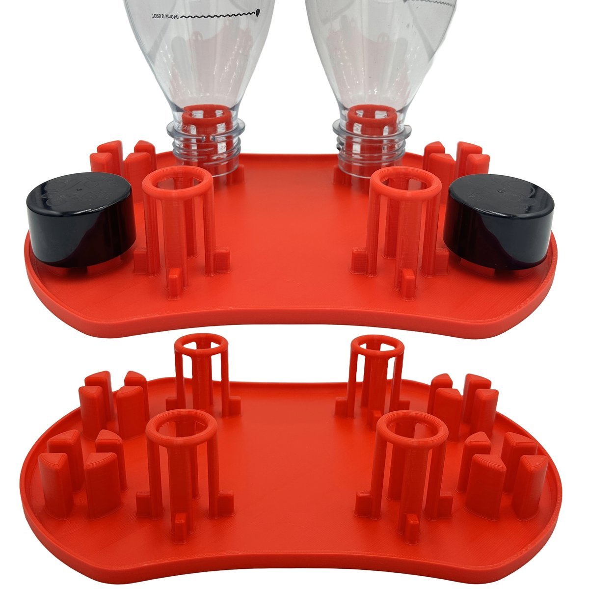 Ociekacz Na 4 Cztery Butelki Do Saturatora SODASTREAM Stojak Czerwony