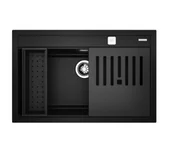 Zlewozmywaki - Teka NOVA 80 WS-TG 1B Granitowy Czarny - miniaturka - grafika 1