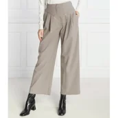 Spodnie damskie - Marella Spodnie z paskiem FANTE | Regular Fit - miniaturka - grafika 1