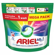 Środki do prania - Ariel All in1 Pods COLOUR Kapsułki do Prania Tkanin Kolorowych 38 Sztuk - miniaturka - grafika 1