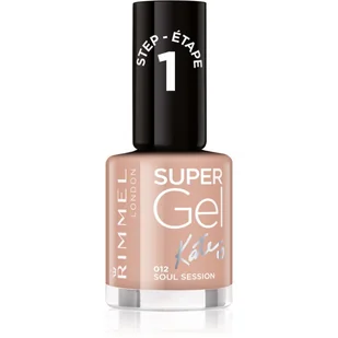 Rimmel London Rimmel London Super Gel By Kate STEP1 lakier do paznokci 12 ml dla kobiet 012 Soul Session - Odżywki do paznokci - miniaturka - grafika 1