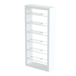 SHINE Regał fryzjerski Rodzaj płyty: Płyta Laminowana - Meble kosmetyczne - miniaturka - grafika 1