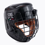 Ochraniacze do sportów walki - Kask bokserski LEONE 1947 Fighter black - miniaturka - grafika 1