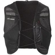 Kurtki i kamizelki sportowe męskie - Kamizelka do biegania Salomon Active Skin 8 No Flasks Rozmiar: L / Kolor: czarny/biały - miniaturka - grafika 1