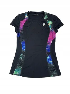 Sportowa koszulka czarna T-shirt damski FILA XS - Koszulki i topy damskie - miniaturka - grafika 1