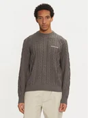 Swetry męskie - Guess Jeans Sweter M4BR34 Z3HN2 Szary Regular Fit - miniaturka - grafika 1