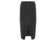 Spódnice - esmara® Spódnica jeansowa damska midi (Szary, 46) - miniaturka - grafika 1