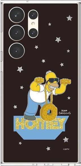 Samsung GP-TOS916SBB Dekoracja tylnej okładki The Simpsons do Samsung Galaxy S23 Plus Black BOX standard