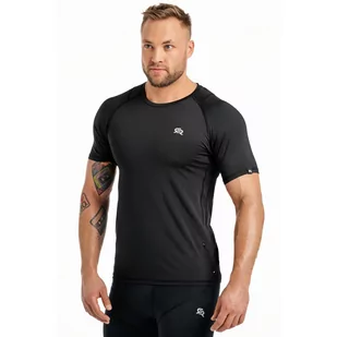 Koszulka fitness szybkoschnąca męska Rough Radical Vital Zip - Koszulki sportowe męskie - miniaturka - grafika 1
