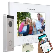 Wideodomofony - Wideodomofon WIFI Vidos X M11W-X + S10 FullHD Android Podczerwień MicroSD - miniaturka - grafika 1