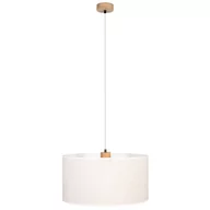 Lampy sufitowe - Britop LAMPA wisząca BOHO 16910174 abażurowa OPRAWA skandynawski ZWIS okrągły beżowy - miniaturka - grafika 1