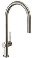 Baterie kuchenne - Hansgrohe M54 - Bateria zlewozmywakowa Talis z wyciąganą wylewką, stal szlachetna optyczna 72802800 - miniaturka - grafika 1