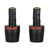 Części motocyklowe - Końcówki kierownicy Renner Racing Czarne - miniaturka - grafika 1