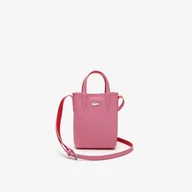 Torebki damskie - Damska Torebka LACOSTE BAG NF3866AA.L45 – Różowy - miniaturka - grafika 1