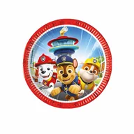 Dekoracje i nakrycia stołu na imprezę - TALERZYKI PAPIEROWE PSI PATROL 20 CM 8 SZT. - miniaturka - grafika 1