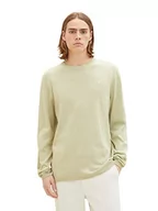 Swetry męskie - TOM TAILOR Denim sweter męski, 32246 - Garden Peat, S - miniaturka - grafika 1