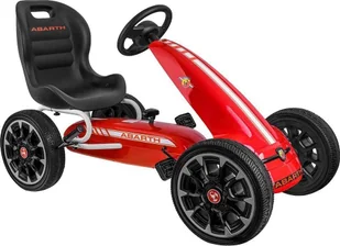 Jokomisiada GOKART ABARTH na pedały Duże miekkie koła PA0167 - Jeździki dla dzieci - miniaturka - grafika 1