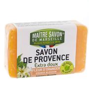 Mydła - Maitre Savon De Marseille Mydło marsylskie pomarańcz 100 g - Maître Savon - miniaturka - grafika 1