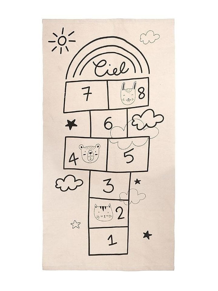 WellHome for Kids Dywan w kolorze beżowym - 150 x 80 cm