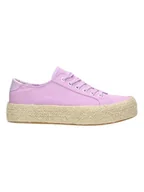 Espadryle damskie - Claudia Ghizzani Espadryle w kolorze fioletowym - miniaturka - grafika 1