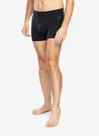 Majtki męskie - Bokserki termoaktywne Odlo Merino PW 140 Seamless Boxer - black - miniaturka - grafika 1