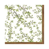 Folia, papier śniadaniowy, serwetki - Nuova R2S Easy life SERWETKI PAPIEROWE - Gałązki z listkami - Natura (NTRA) 414 NTRA - miniaturka - grafika 1