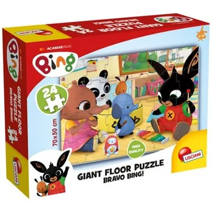 Lisciani Puzzle podłogowe 24 elementy. Bing - Puzzle - miniaturka - grafika 1