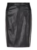 Spódnice - VERO MODA Damska spódnica z wysokim stanem, czarny, XXL - miniaturka - grafika 1