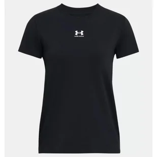 Koszulka damska Under Armour Rival Core - Koszulki sportowe damskie - miniaturka - grafika 1