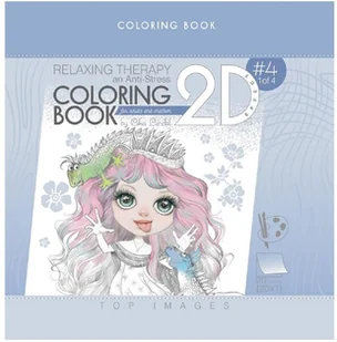 Kolorowanka antystresowa 200x200 Top Images Brokat Nowa - Poradniki hobbystyczne - miniaturka - grafika 2