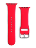 Akcesoria do smartwatchy - Silicone Strap APS silikonowa opaska do Watch 8 / 7 / 6 / 5 / 4 / 3 / 2 / SE (41 / 40 / 38mm) pasek bransoleta do zegarka czerwony - miniaturka - grafika 1