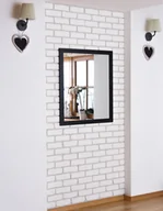 Lustra - Lustro Profilmat 90X80 w ramie CZARNEJ PREMIUM - miniaturka - grafika 1