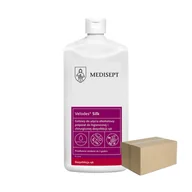 Dezynfekcja - Alkoholowy płyn do higienicznej i chirurgicznej dezynfekcji rąk Velodes Silk 500ml 24op - miniaturka - grafika 1