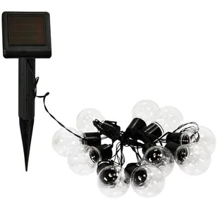 Polux Girlanda solarna 2 metry 10xLED przezroczysta 309273 SANICO 309273 - Lampy ogrodowe - miniaturka - grafika 1