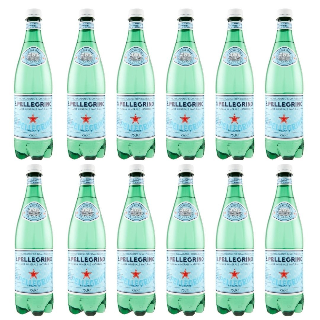 Woda mineralna gazowana San Pellegrino 12x750ml