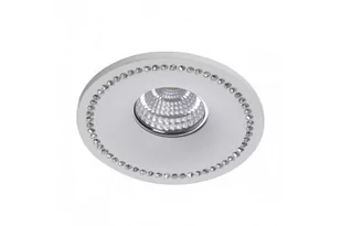 Azzardo Oprawa do zabudowy SIMON R NC1767R-W White / aluminium IP20 with clear crysta - Oprawy, klosze i abażury - miniaturka - grafika 1