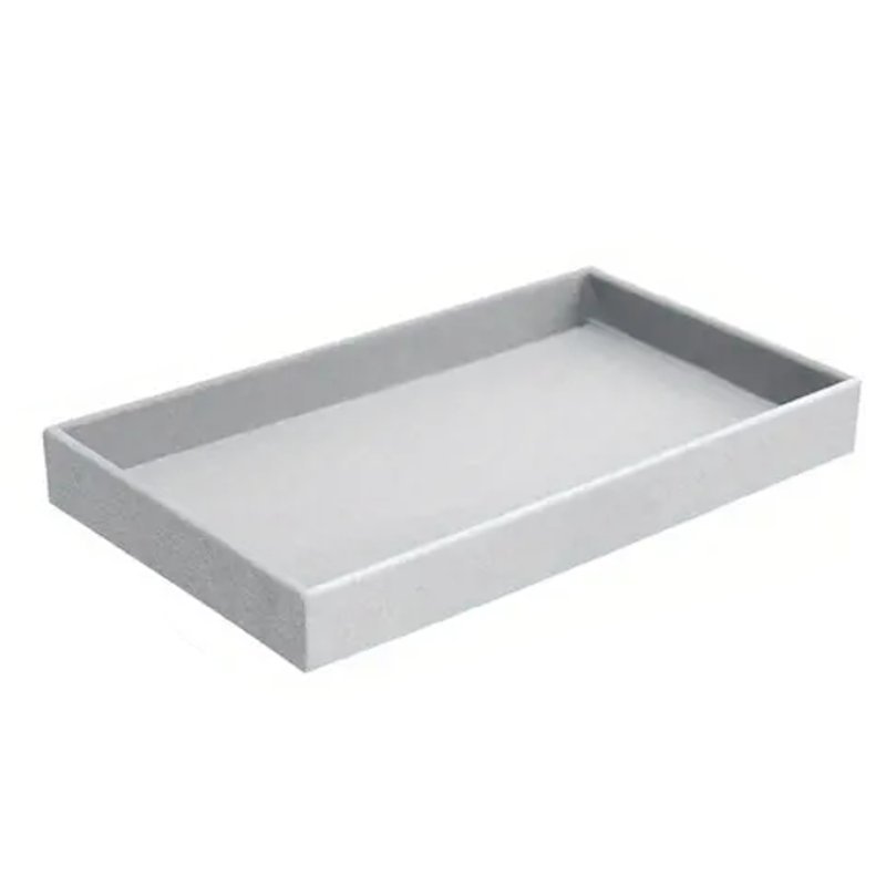 Ekspozytor na Biżuterię Welur Tacka Szary S1