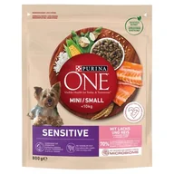 Sucha karma dla kotów - PURINA One Mini DeliCate z łososiem i ryżem 800g - miniaturka - grafika 1