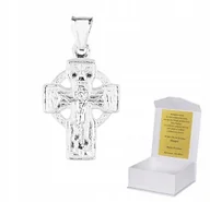 Biżuteria dla dzieci - 925 Srebrny Krzyżyk Prawosławny 3,68 g 3,2 cm K28 - miniaturka - grafika 1