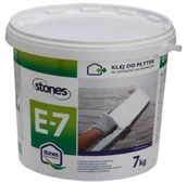Kleje i inne preparaty budowlane - Stones Gotowy klej uniwersalny do płytek E-7 7 kg - miniaturka - grafika 1