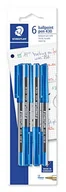 Długopisy - Staedtler Długopis średni Stick 430, niebieski, 6 sztuk - miniaturka - grafika 1