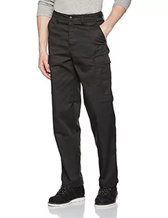 Spodnie męskie - Mil-Tec US BDU spodnie bojówki, spodnie myśliwskie, spodnie moro, spodnie dla wędkarzy XS-7XL., czarny, xxl - grafika 1