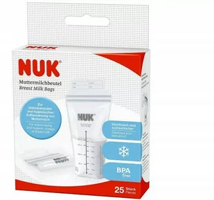 NUK Woreczki na mleko 180 ml 25 szt # Wpisz kod MDL5PL52 i uzyskaj dodatkowe 20 % rabatu na ten produkt promocja do 17.05.2020 - Akcesoria do karmienia - miniaturka - grafika 2