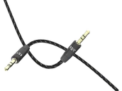 Kable - Kabel audio Jack 3.5 mm ISY IAU-1000 Pozłacany 1.5m Czarny - miniaturka - grafika 1