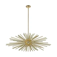Lampy sufitowe - Zuma Line Wisząca LAMPA designerska URCHIN P0491-09E-F7DY metalowa OPRAWA sople gwiazda ZWIS explosion soleil złoty P0491-09E-F7DY - miniaturka - grafika 1