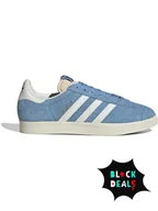 Trampki męskie - adidas Skórzane sneakersy "Gazelle" w kolorze błękitno-białym - miniaturka - grafika 1