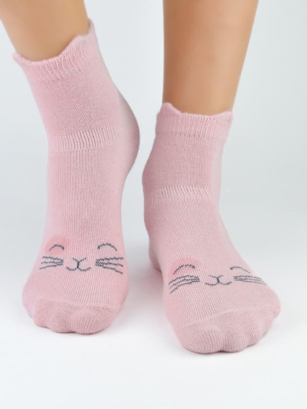 Skarpety bawełniane z silikonowym ABS SB009-G-01B EUR 15-18