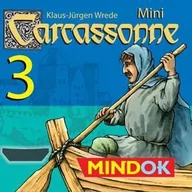 Gry planszowe - Hans im Gluck Carcassonne Mini - 3 Promy - miniaturka - grafika 1